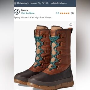 New Sperry Kittery Boot Win the winter with the Kittery Boot, new with tags